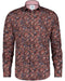 Forest Leaves Shirt - Burgundy